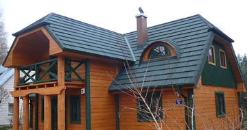 GERARD Shake Charcoal Wooden house references from Poland